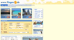 Desktop Screenshot of fliegen.de